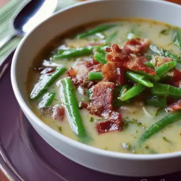 Potato, Green Bean & Bacon Soup