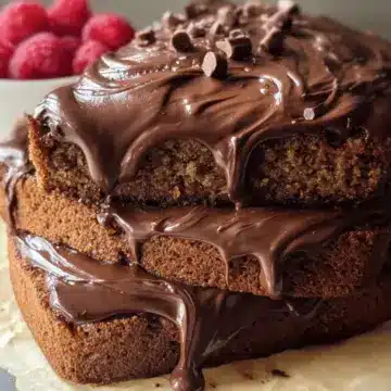 Chocolate Ganache Banana Bread