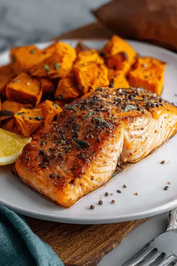 Salmon and Sweet Potato
