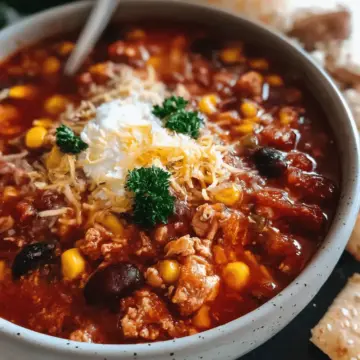Turkey, Corn, and Black Bean Chili
