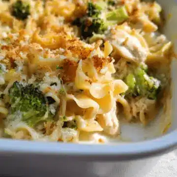 Chicken and Broccoli Noodle Casserole