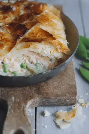 Salmon and Leek Pie