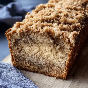 Banana Bread with Streusel Topping