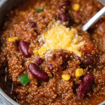 Quinoa Red Bean Chili {Instant Pot or Slow Cooker}