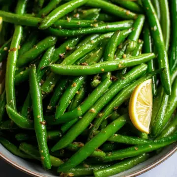 Lemon Garlic Green Beans Recipe