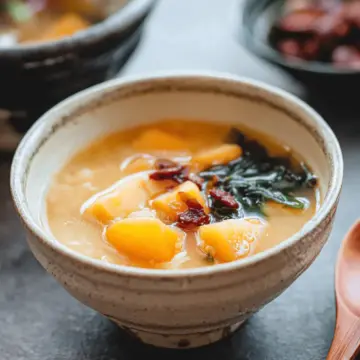 Japanese Sweet Potato Miso Soup