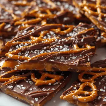 Salted Caramel Pretzel Bark