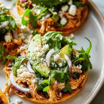 Chicken Tostadas