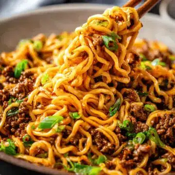 Asian Ground Beef Noodles