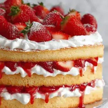 Strawberry Shortcake Cake