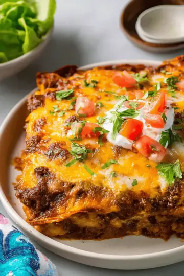 Beef Enchilada Casserole