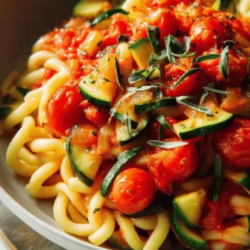 Tomato Zucchini Pasta