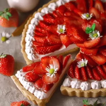 Whipped Strawberry Tart