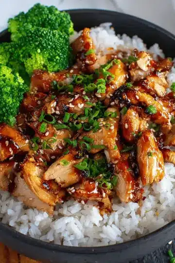 The Best Teriyaki Chicken Rice Bowl