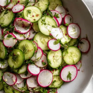 Cucumber Radish Salad