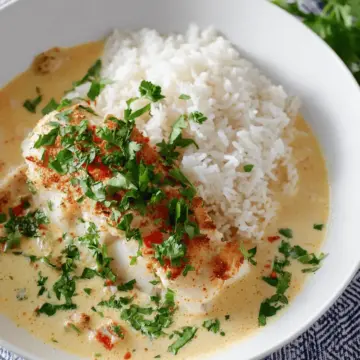 Baked Coconut Curry Cod Recipe