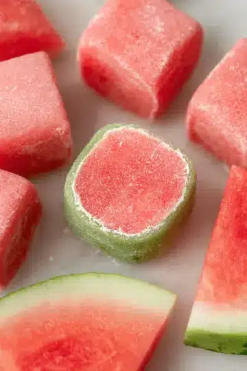 Watermelon Mochi
