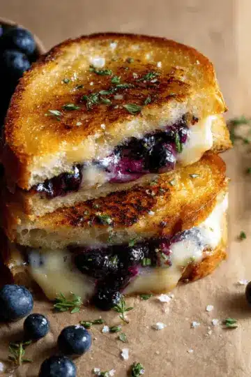 Blueberry White Cheddar Grilled Cheese