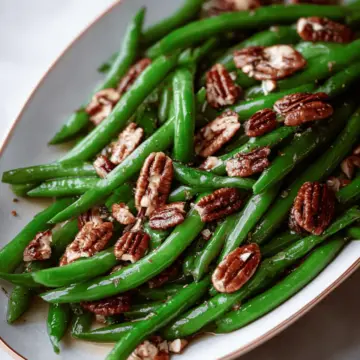 Green Beans with Pecans