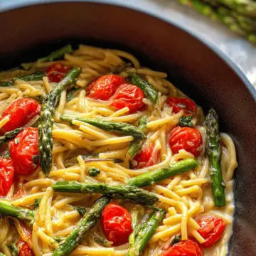 Asparagus and Tomato Pasta