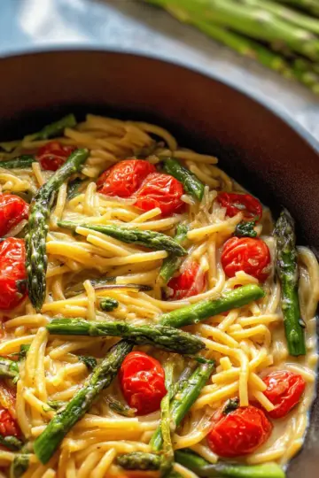Asparagus and Tomato Pasta