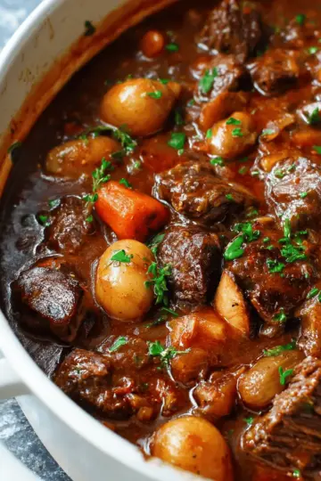 Beef Bourguignon (Julia Child Recipe)