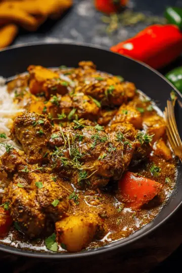Authentic Jamaican Curry Chicken