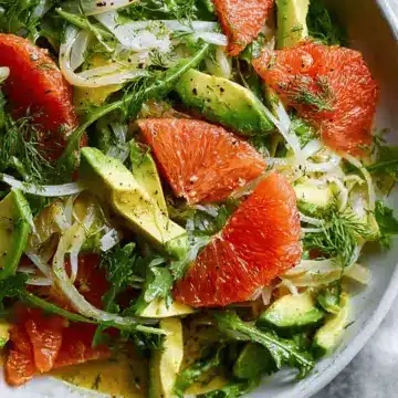Avocado, Grapefruit and Fennel Salad
