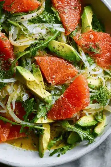 Avocado, Grapefruit and Fennel Salad