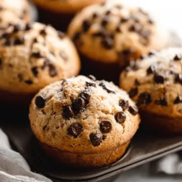 Bakery-Style Chocolate Chip Muffins