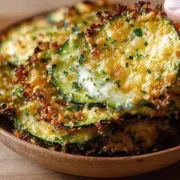 Zucchini Cheese Crisps