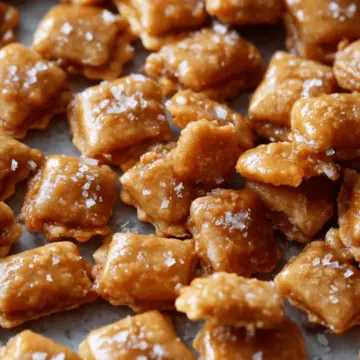 Salted Caramel Cracker Bites