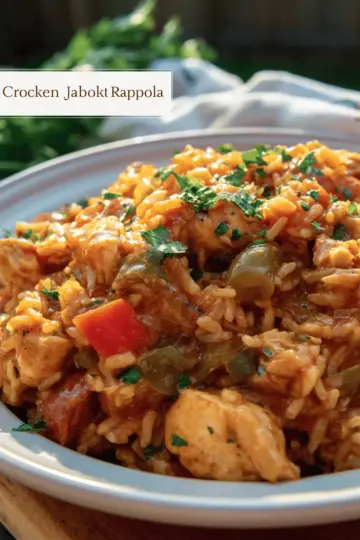 Crockpot Chicken Jambalaya