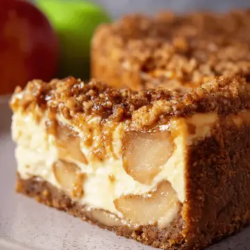 Apple Crumble Cheesecake