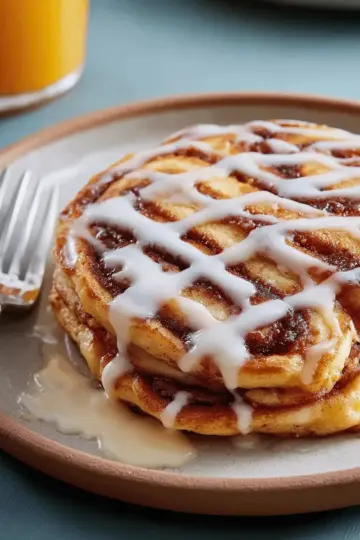 Cinnamon Roll Pancakes