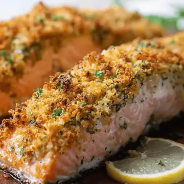 Panko-Crusted Baked Salmon