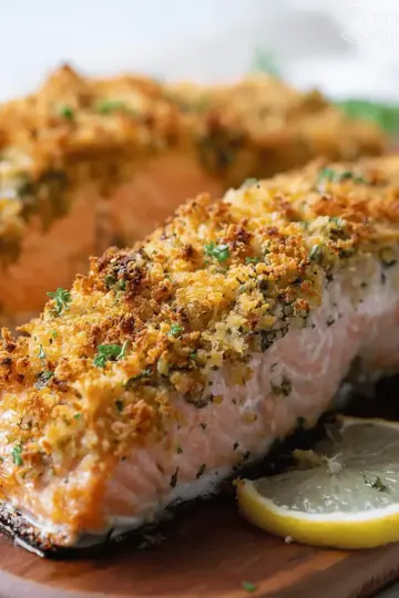 Panko-Crusted Baked Salmon