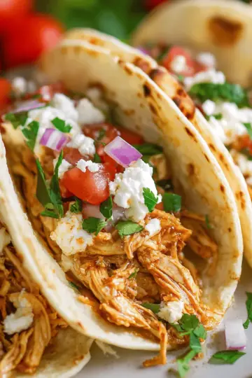 Shredded Chicken Tacos