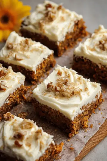Carrot Cake Bars