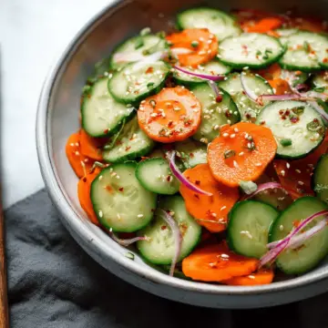 Cucumber Carrot Salad