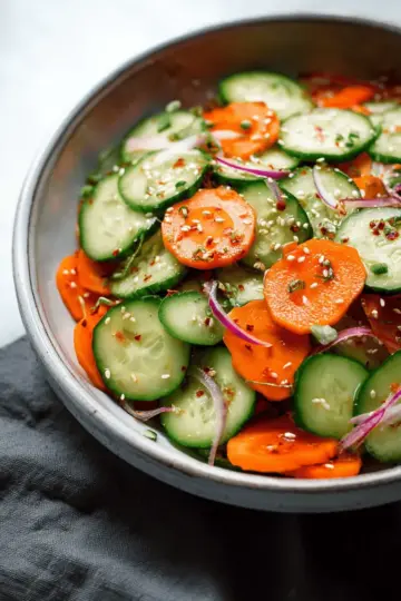 Cucumber Carrot Salad