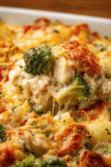 Chicken Potato Broccoli Casserole