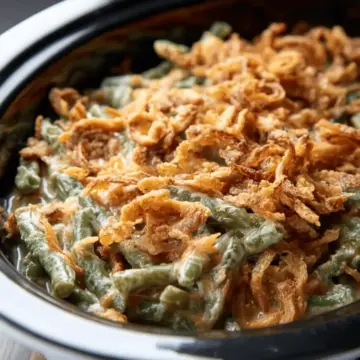 Crockpot Green Bean Casserole