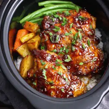 Slow Cooker Honey Garlic Chicken