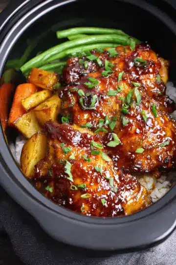 Slow Cooker Honey Garlic Chicken