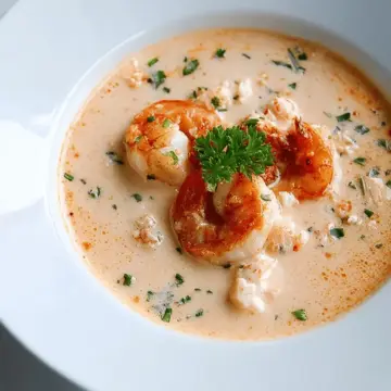 Creamy Shrimp and Crab Bisque