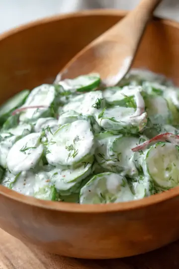 Creamy Cucumber Salad