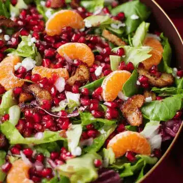 Best Christmas Salad with Pomegranate