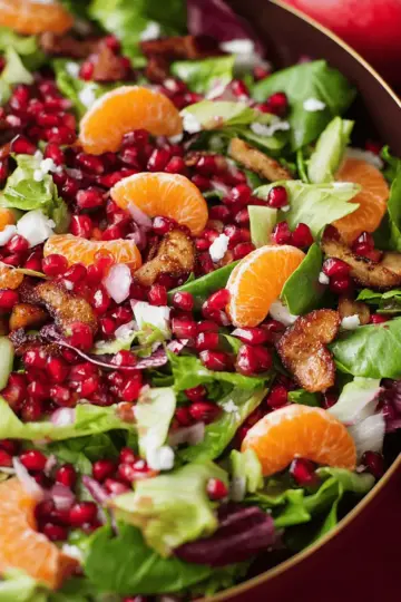 Best Christmas Salad with Pomegranate