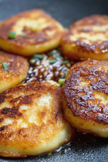 Korean Cheese Potato Pancakes